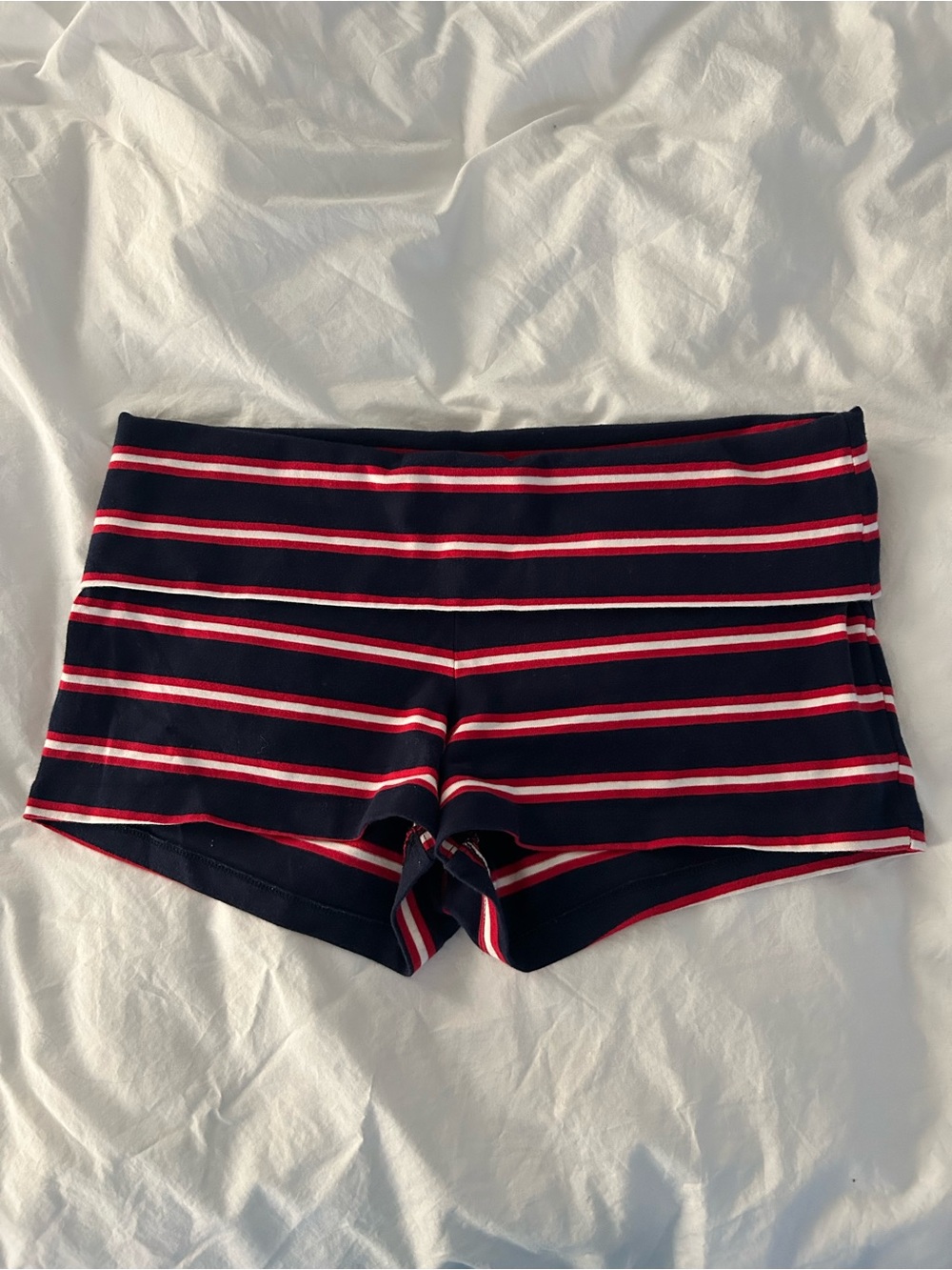 Wild Fable Striped Navy and Red Women's Boyshorts
